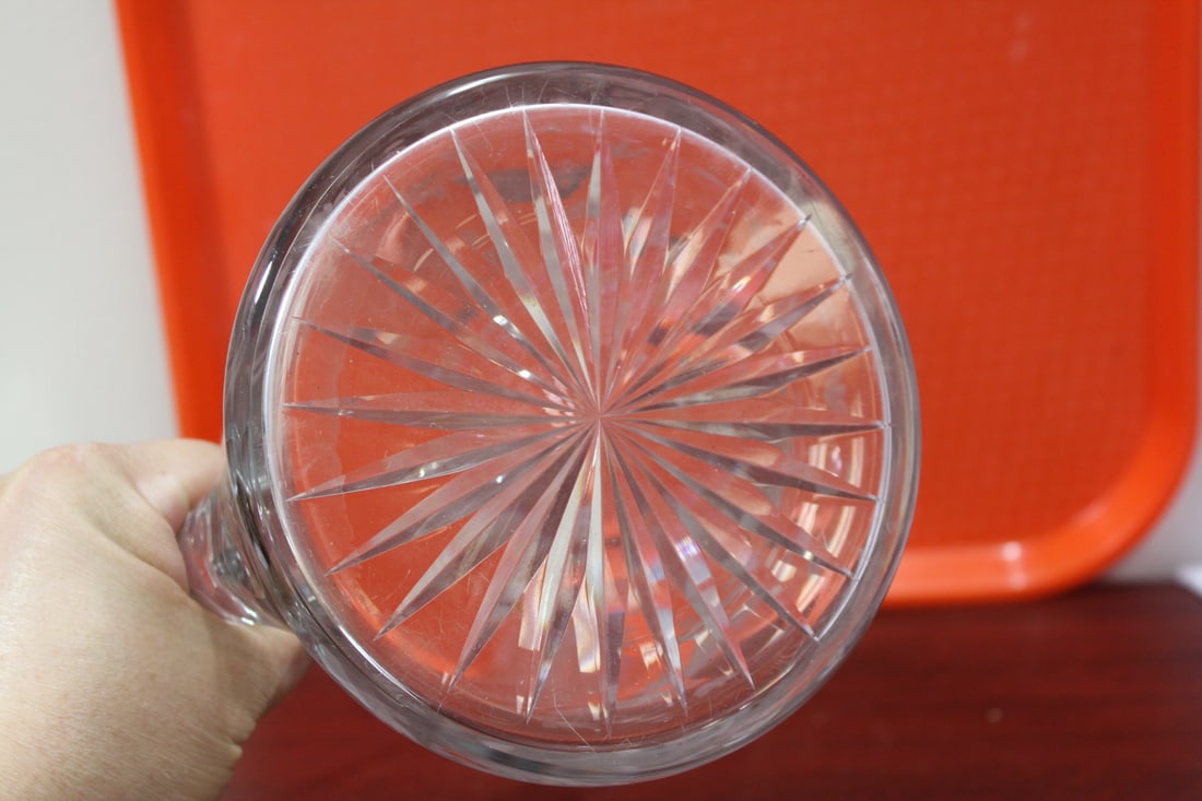 A Brilliant Cut Glass Pitcher - 6
