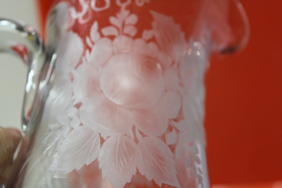 A Brilliant Cut Glass Pitcher - 7
