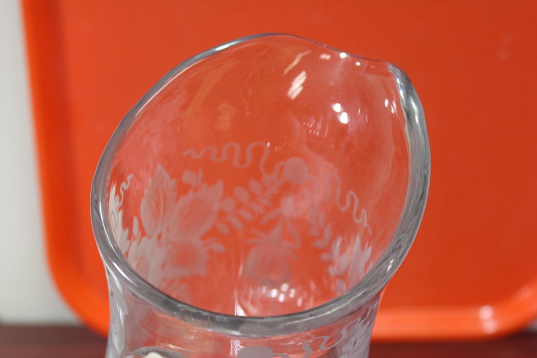 A Brilliant Cut Glass Pitcher - 8