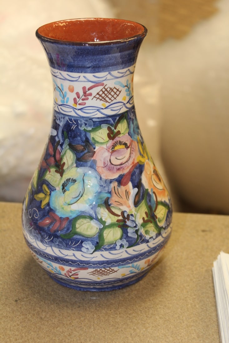 Decorative Hand Painted Vase - 3
