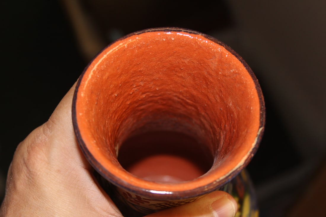 Decorative Hand Painted Vase - 5