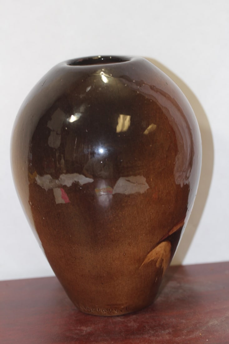 Wise Carver Art Pottery Indian Vase - 6