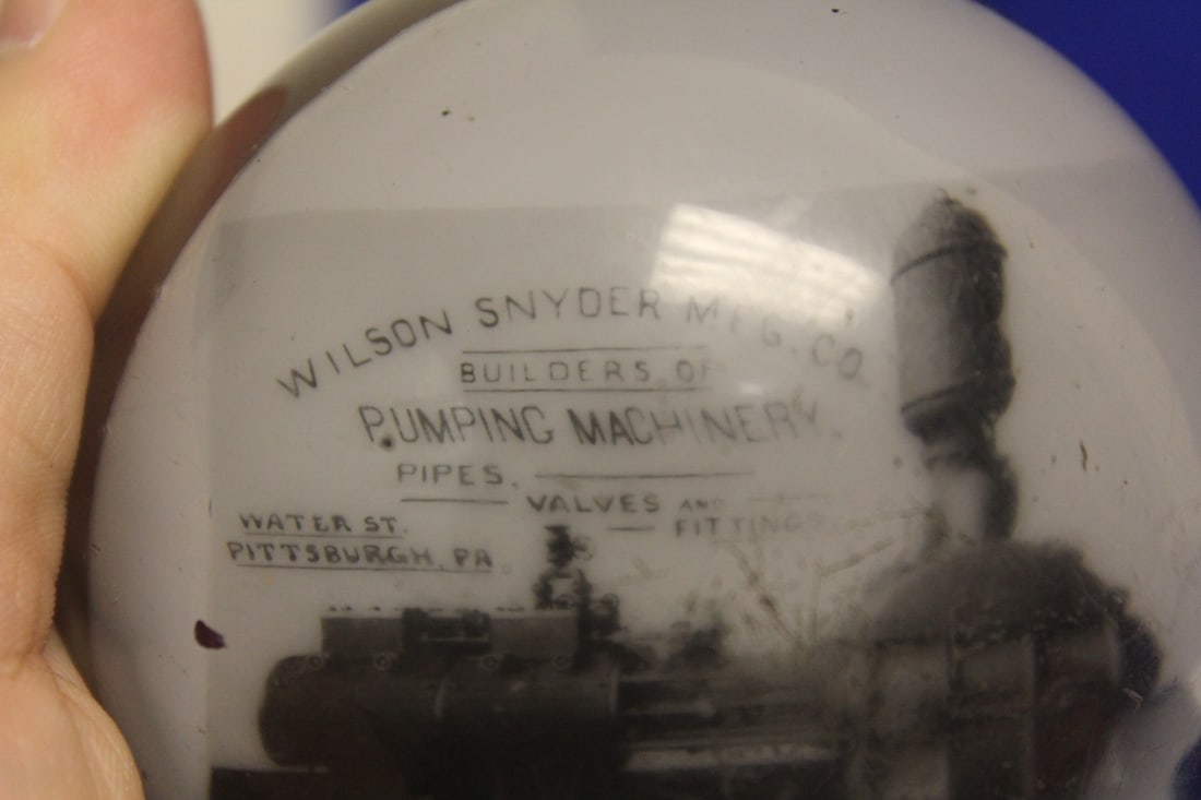 A Very Rare Wilson Snyder Mfg Company Paperweight - 2
