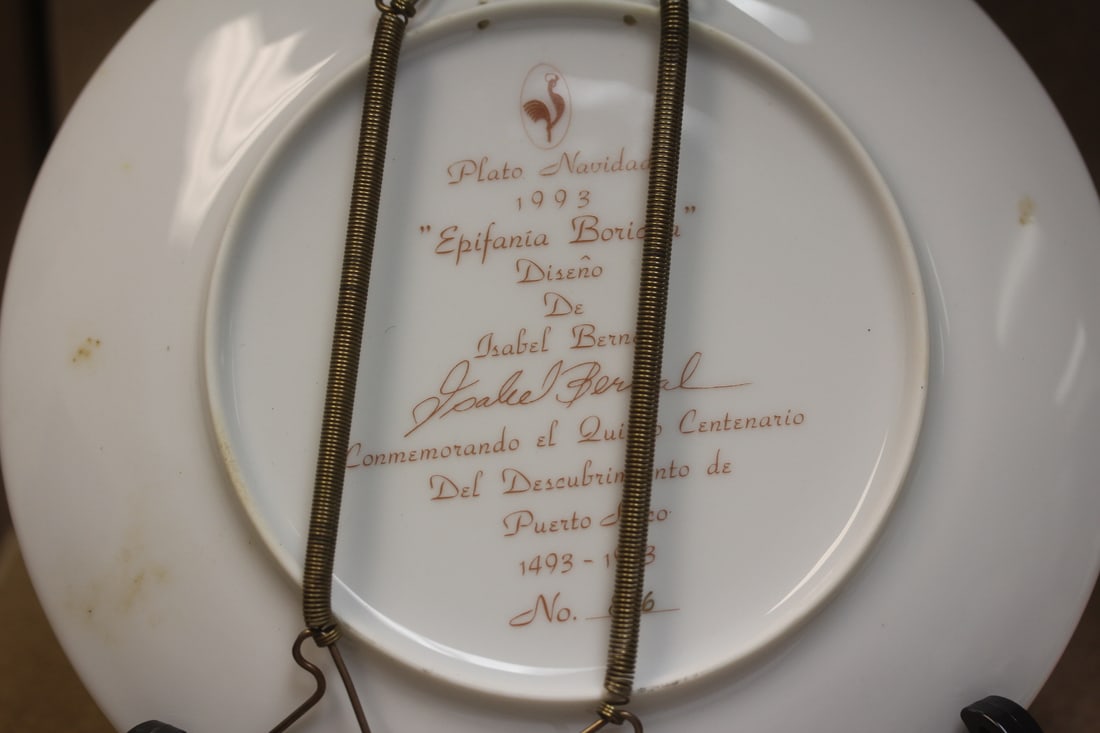 Puerto Rico Collectors Plate - 5