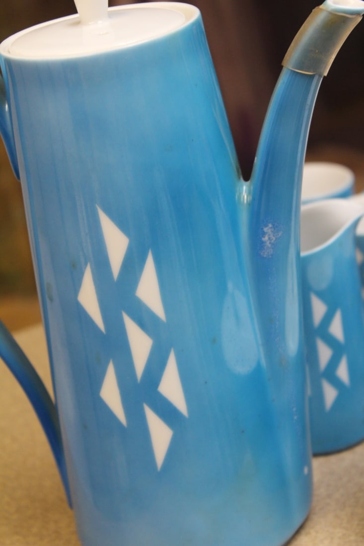 Retro Space Age Porcelain Teaset - 2