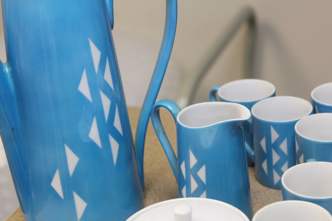 Retro Space Age Porcelain Teaset - 3