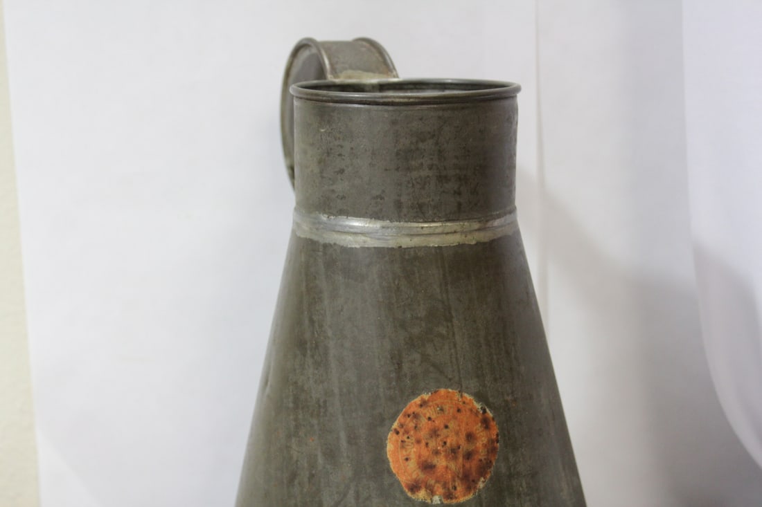 A Vintage Tin Pitcher - 3
