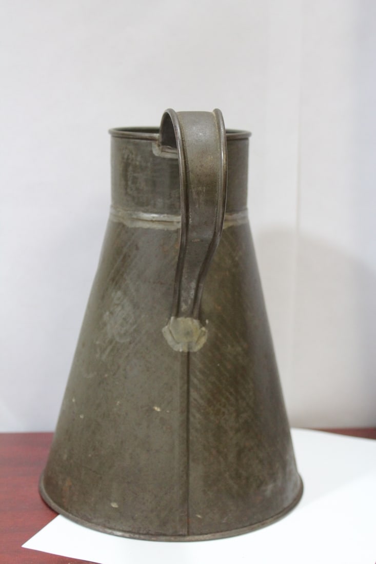 A Vintage Tin Pitcher - 5