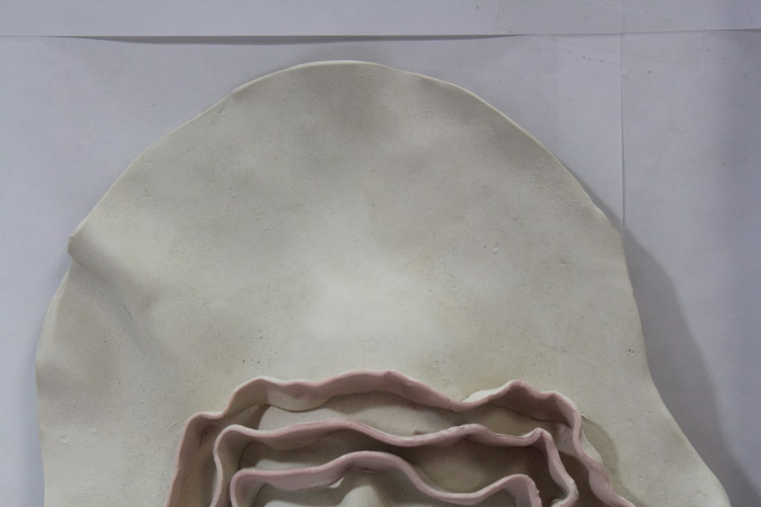 A Modern Ceramic Head Wall Hanger - 5