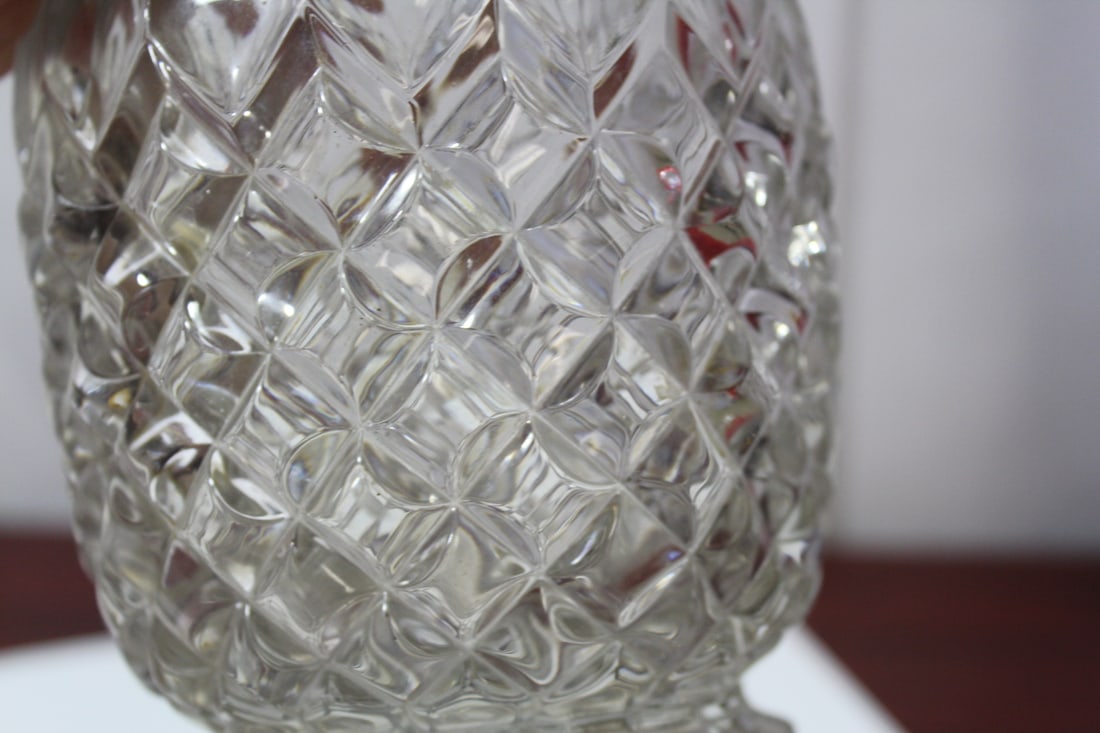 A Pressed Glass Decanter - 12