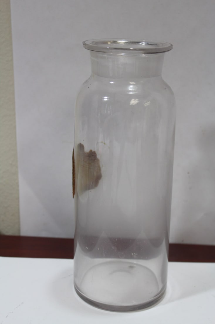 A Vintage Apothecary Cylinder Bottle - 2