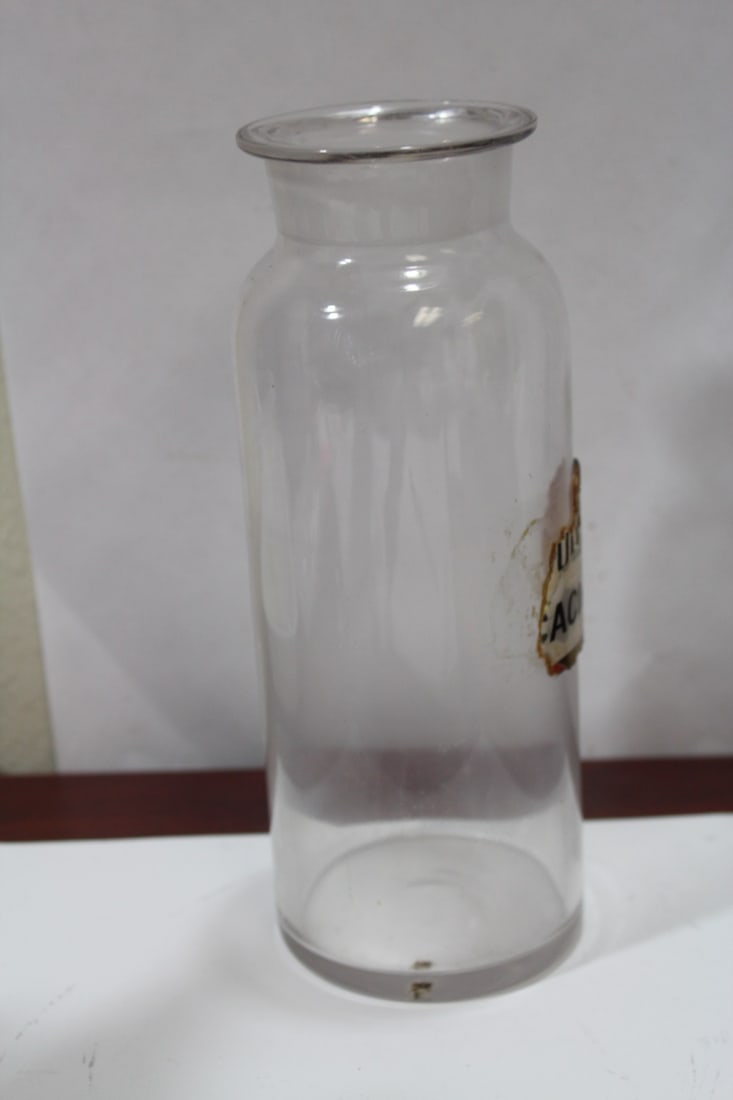 A Vintage Apothecary Cylinder Bottle - 4