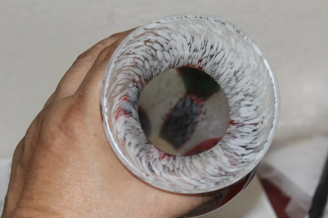 Art Glass Murano Vase - 5