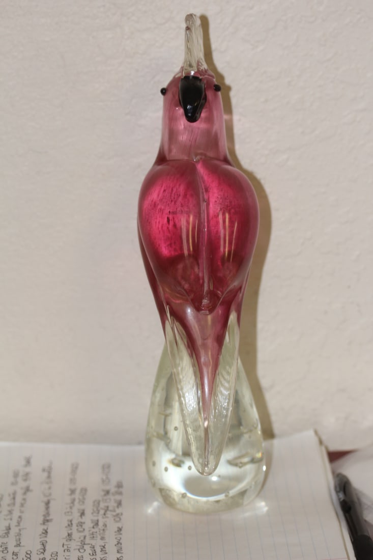 Lenox Art Glass Bird - 2