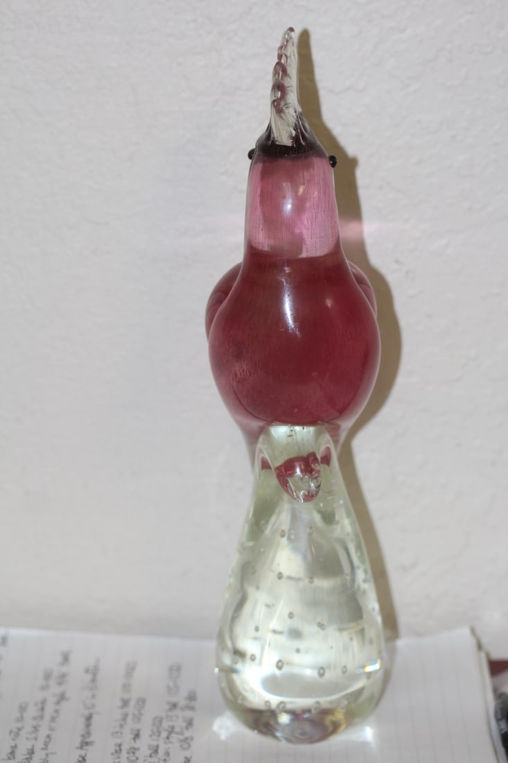 Lenox Art Glass Bird - 4