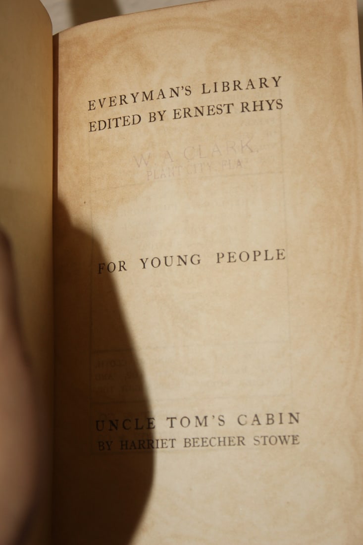 Hardcover Book: Uncle Tom's Cabin - 3