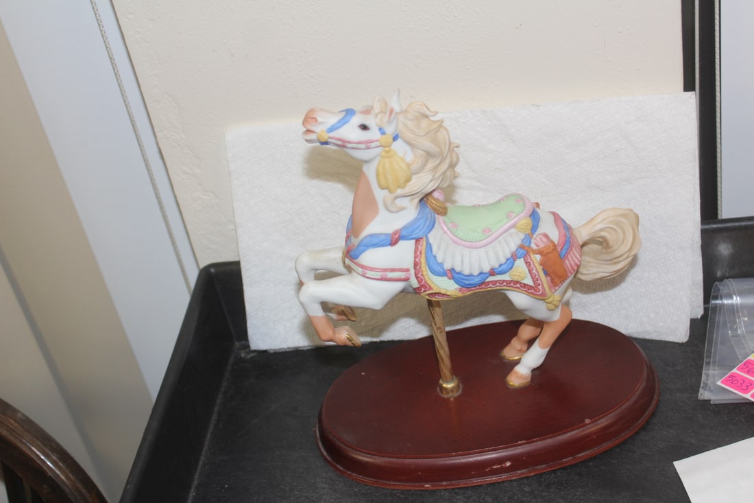 Lenox Carousel Porcelain Horse - 3
