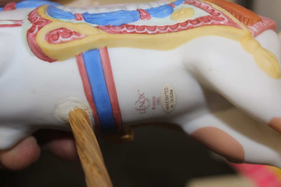 Lenox Carousel Porcelain Horse - 5