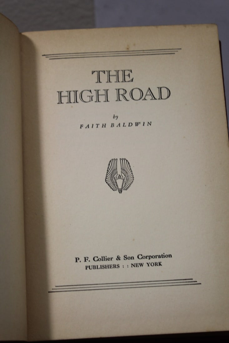 Hardcover Book: The High Road - 3