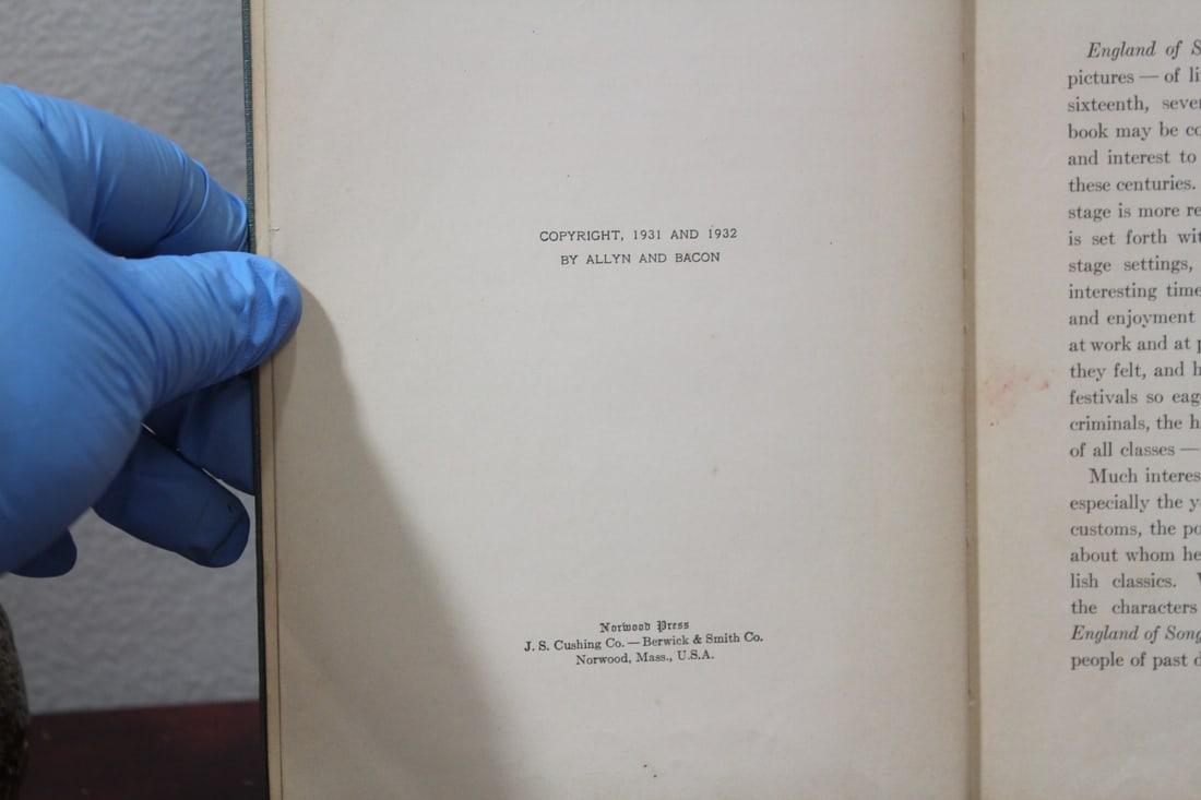 Hardcover Book: England of Song and Story - 4