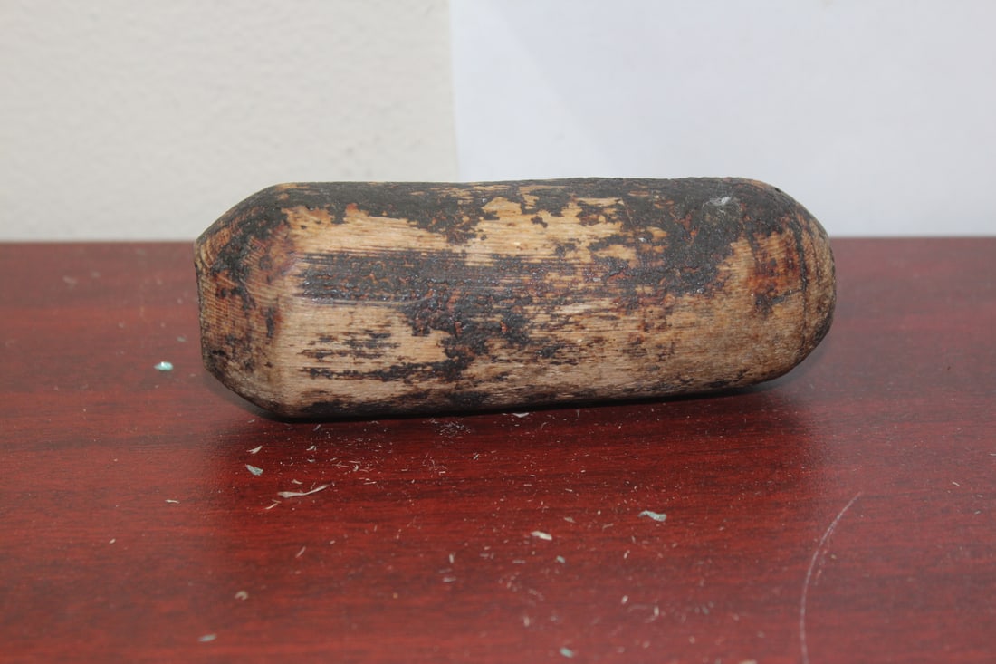 A Vintage Wood Floater: 5" across