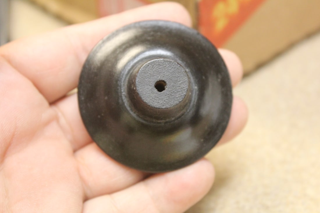 Inlaid Bone Chinese Character Knob - 2