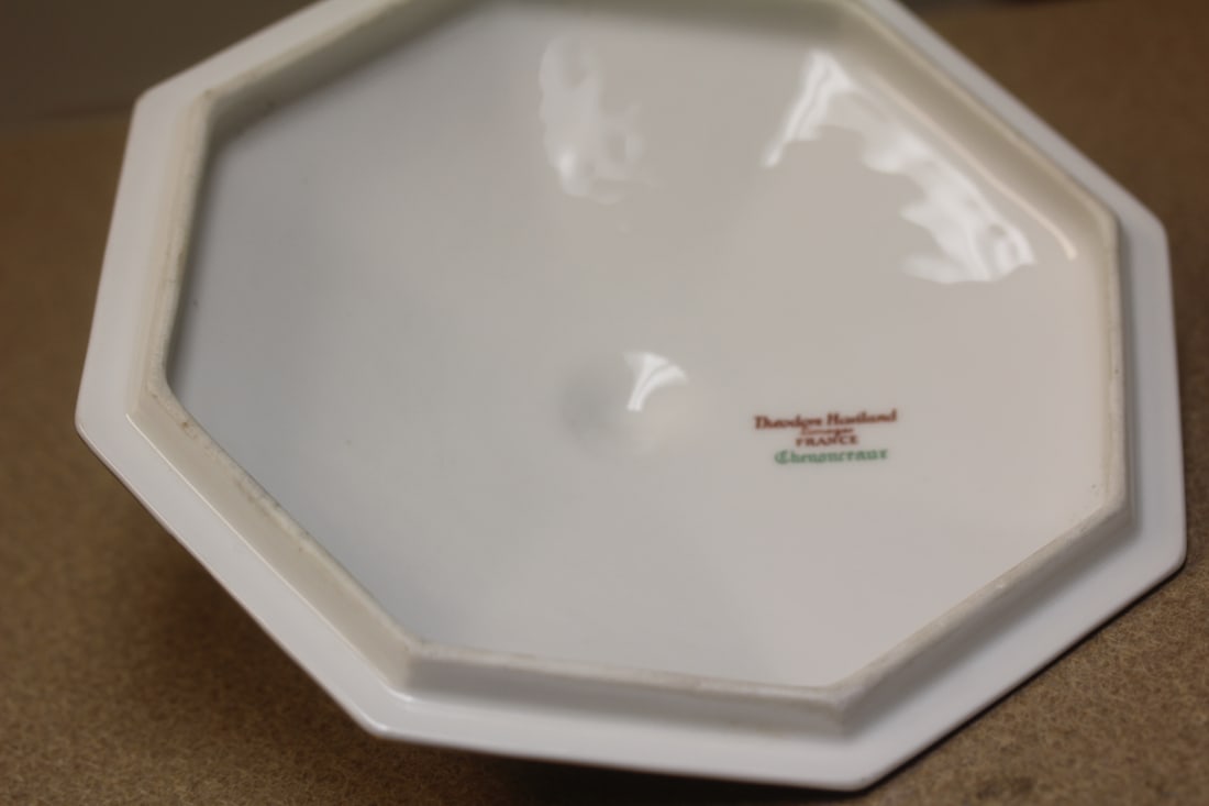 Limoges Two Handle Taureen with Lid - 6