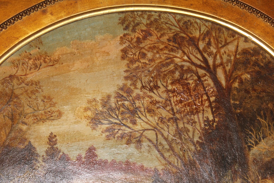Antique Oil on Canvas Painting - 3