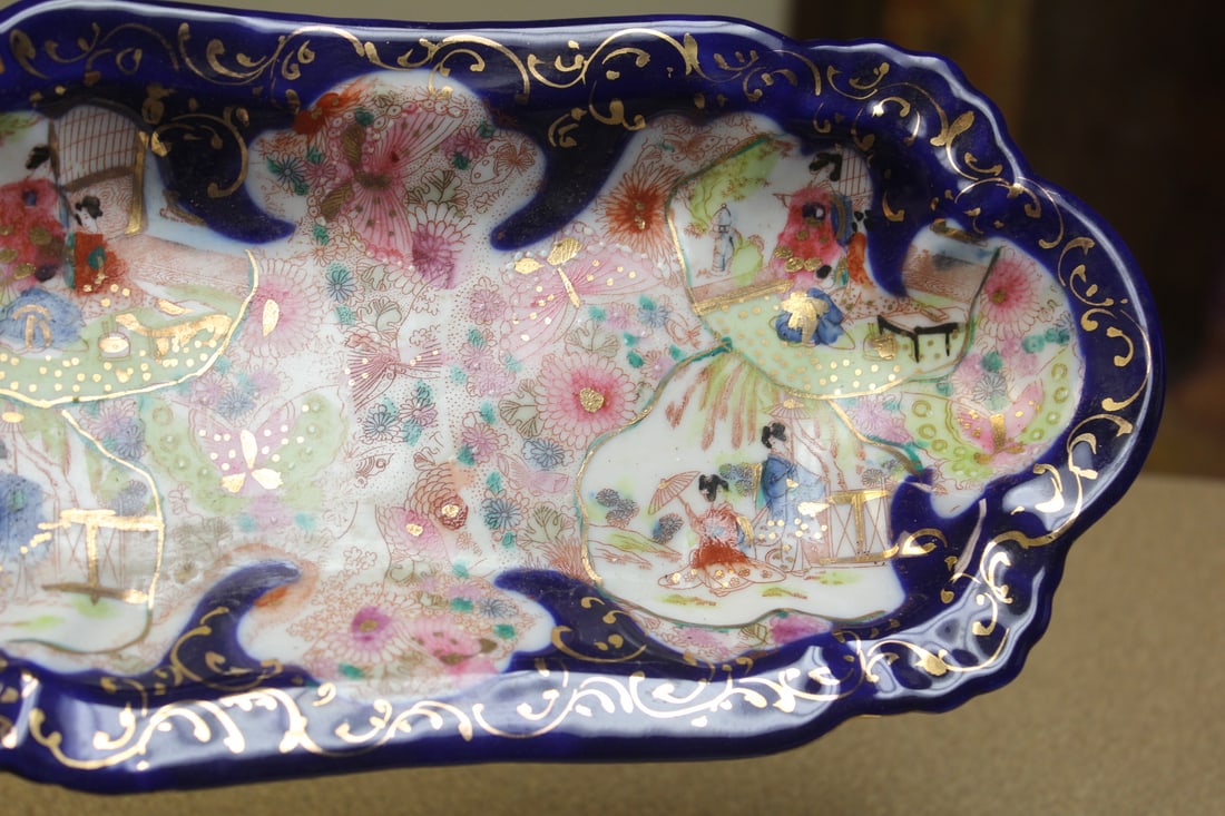 Vintage Kutani Vegetable Dish - 2