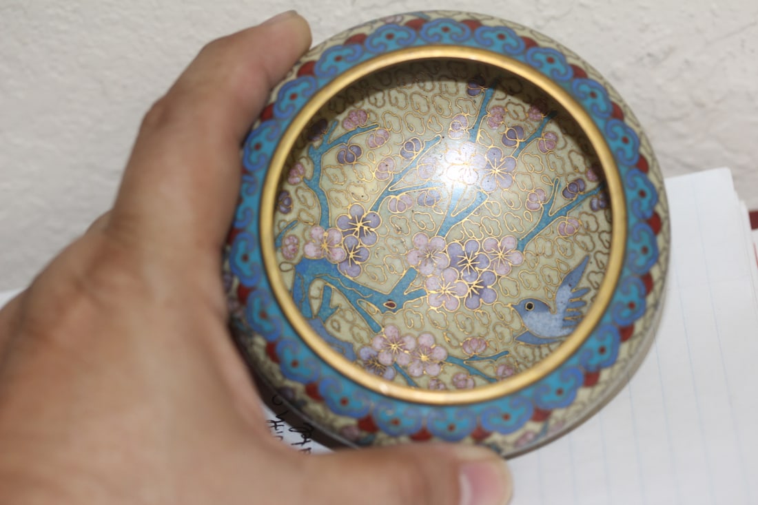 Chinese Cloisonne Washer - 2