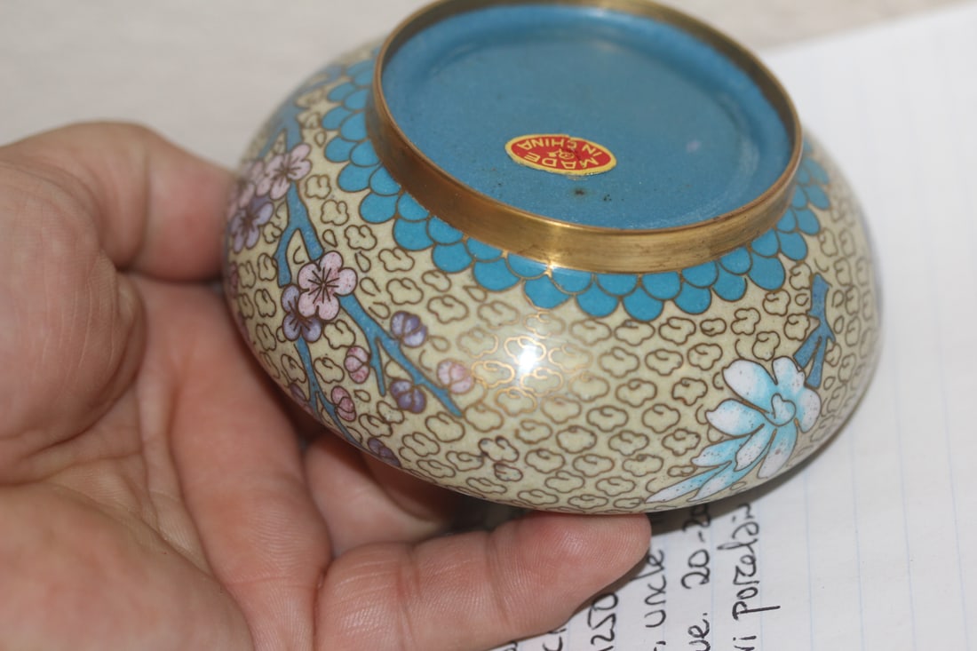 Chinese Cloisonne Washer - 4