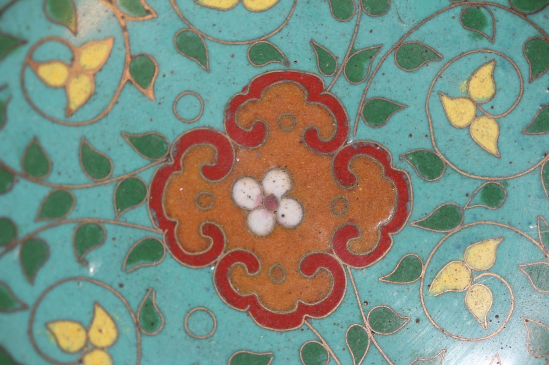 Antique Chinese Cloisonne Small Dish - 3