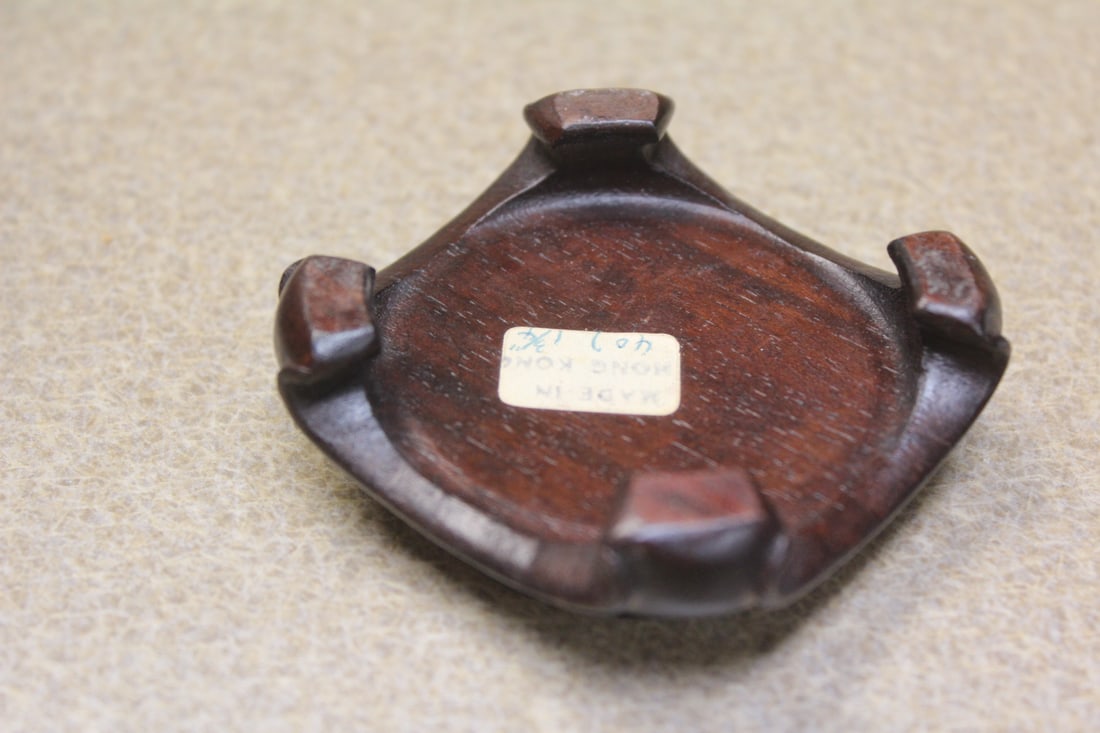 Vintage Wooden Vase Stand - 3