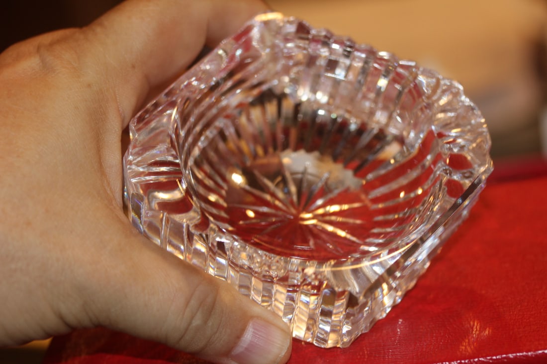 Waterford Cut Glass Ashtray - 2