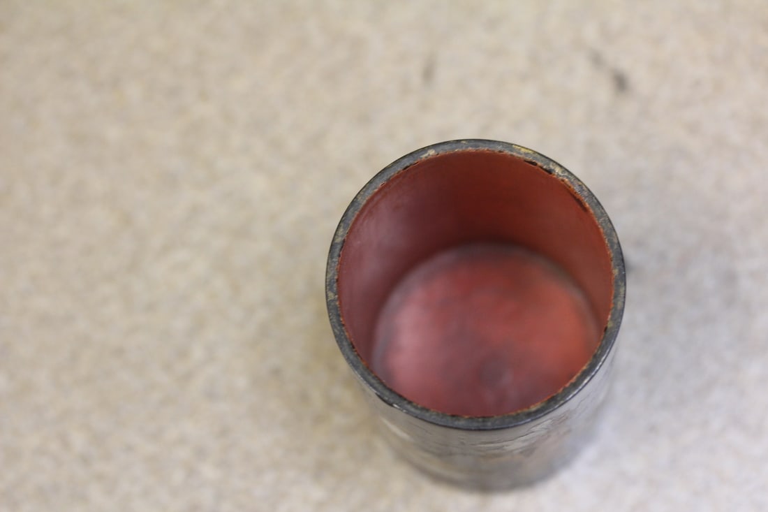 Antique Japanese Export Lacquer Cup - 4