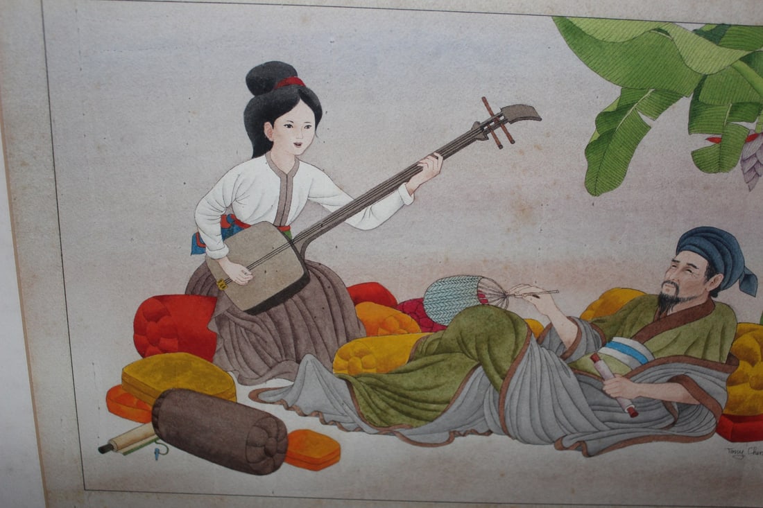 A Signed Painting by Tony Chen - 5