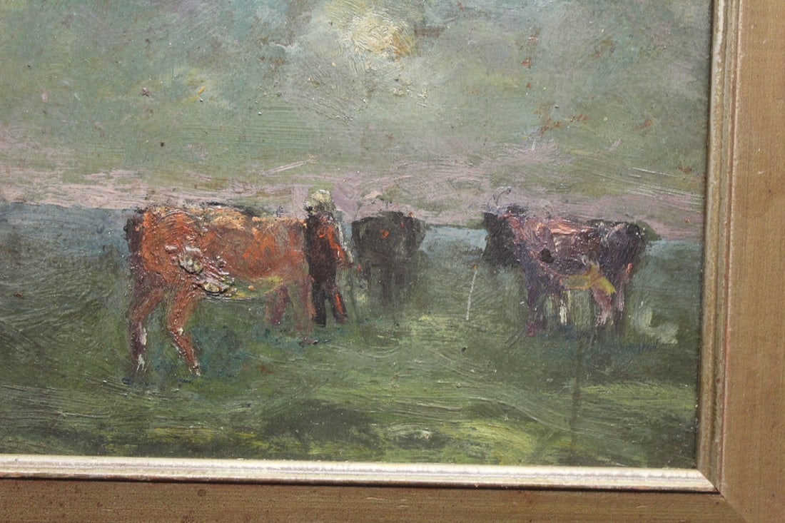 A Small Samuel Pratt Oil on Masonite Painting - 2