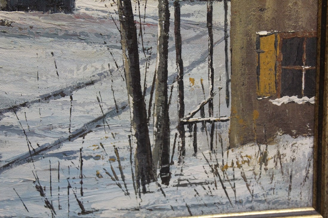 A Retro Oil on Canvas Painting - 4