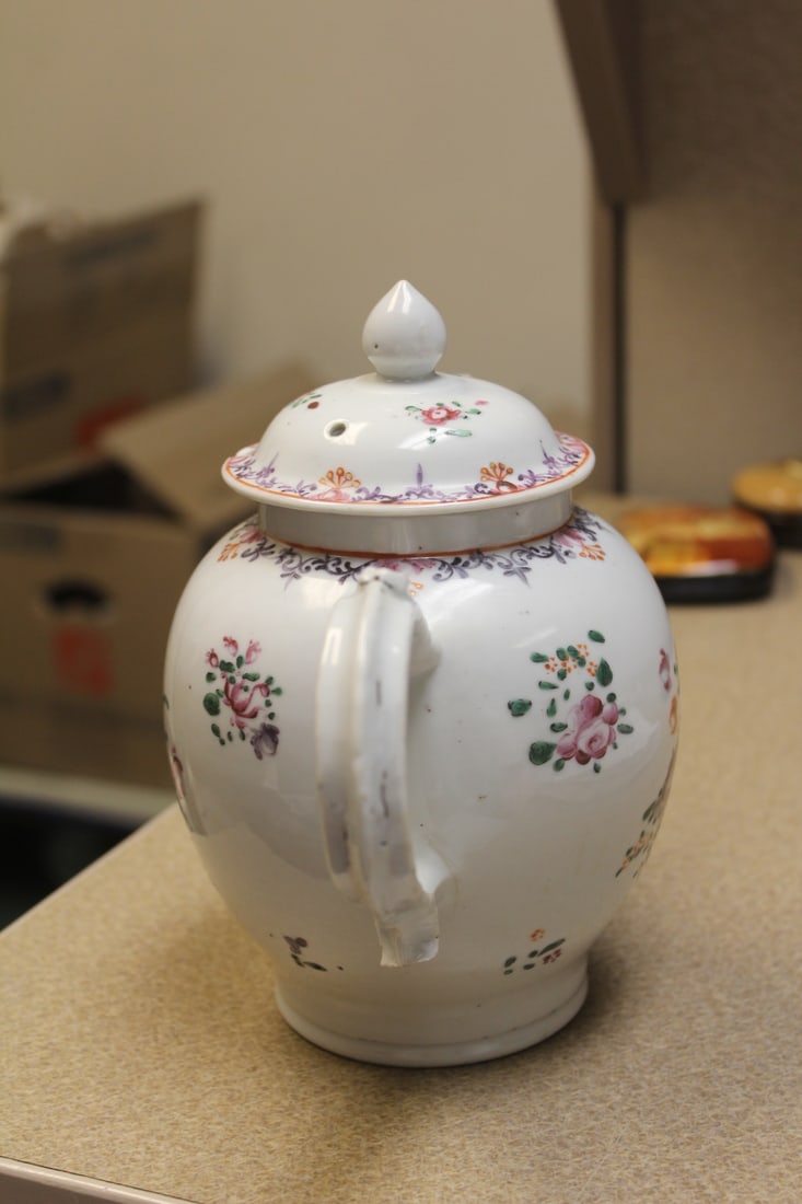 Antique Chinese Export Teapot - 2