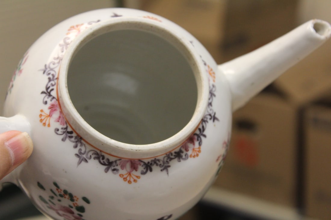Antique Chinese Export Teapot - 7