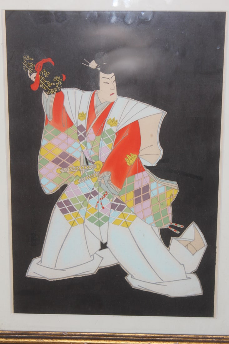 Framed japanese Woodblock Print - 2