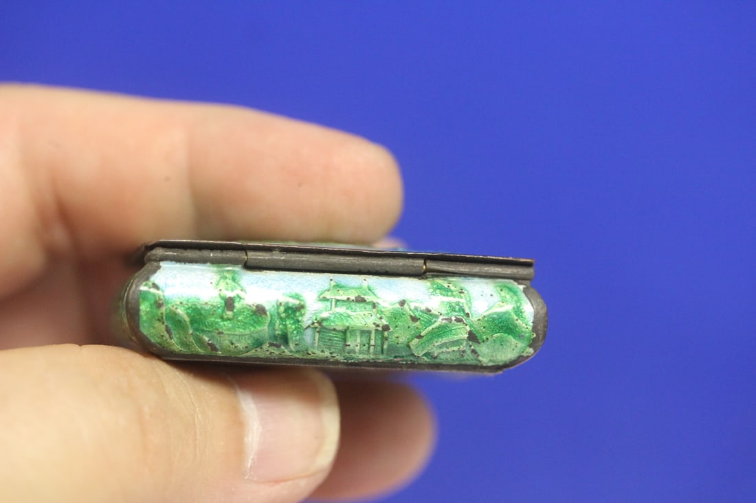 An Enamel on Metal Box - 5