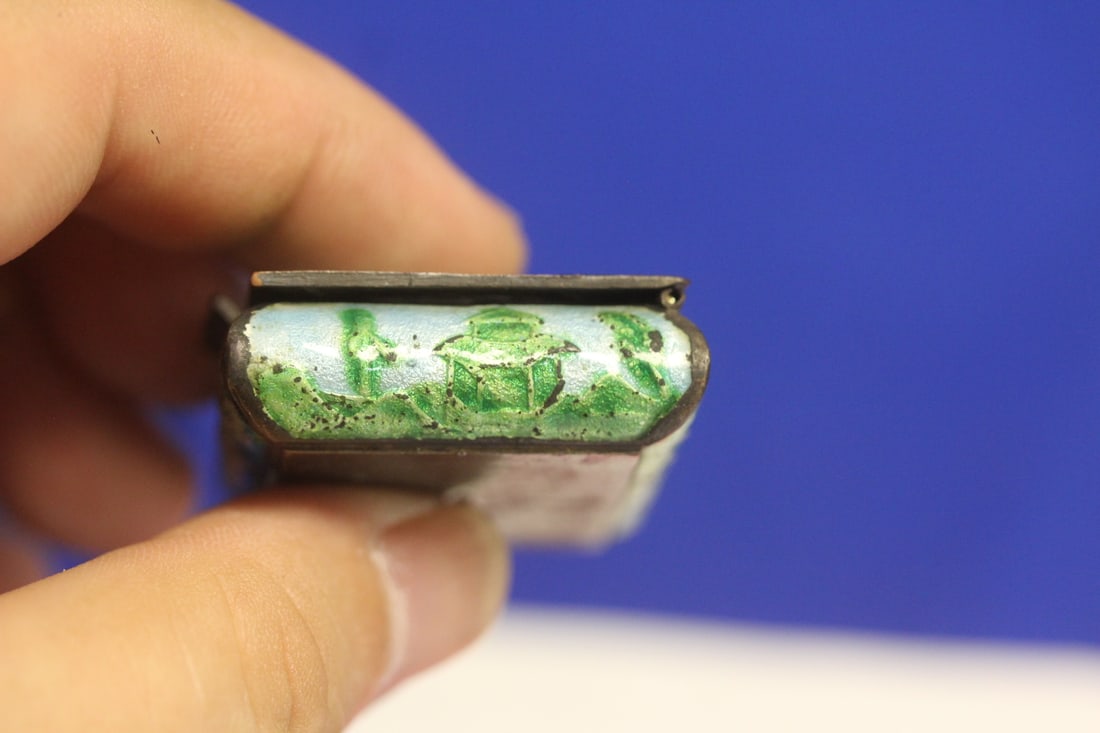 An Enamel on Metal Box - 6