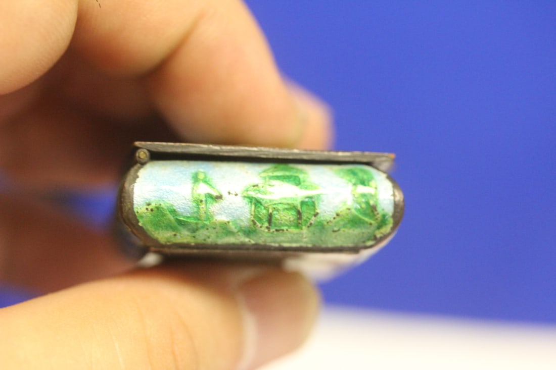 An Enamel on Metal Box - 7