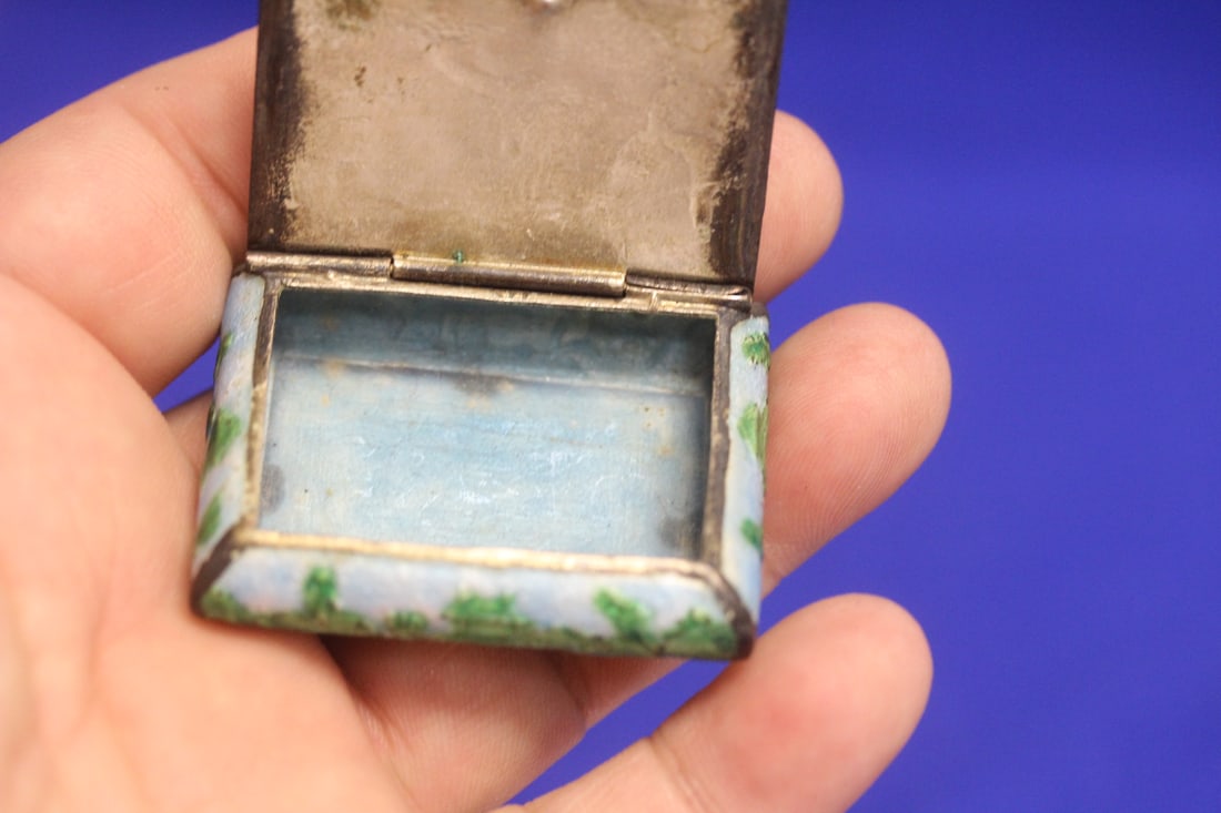 An Enamel on Metal Box - 9