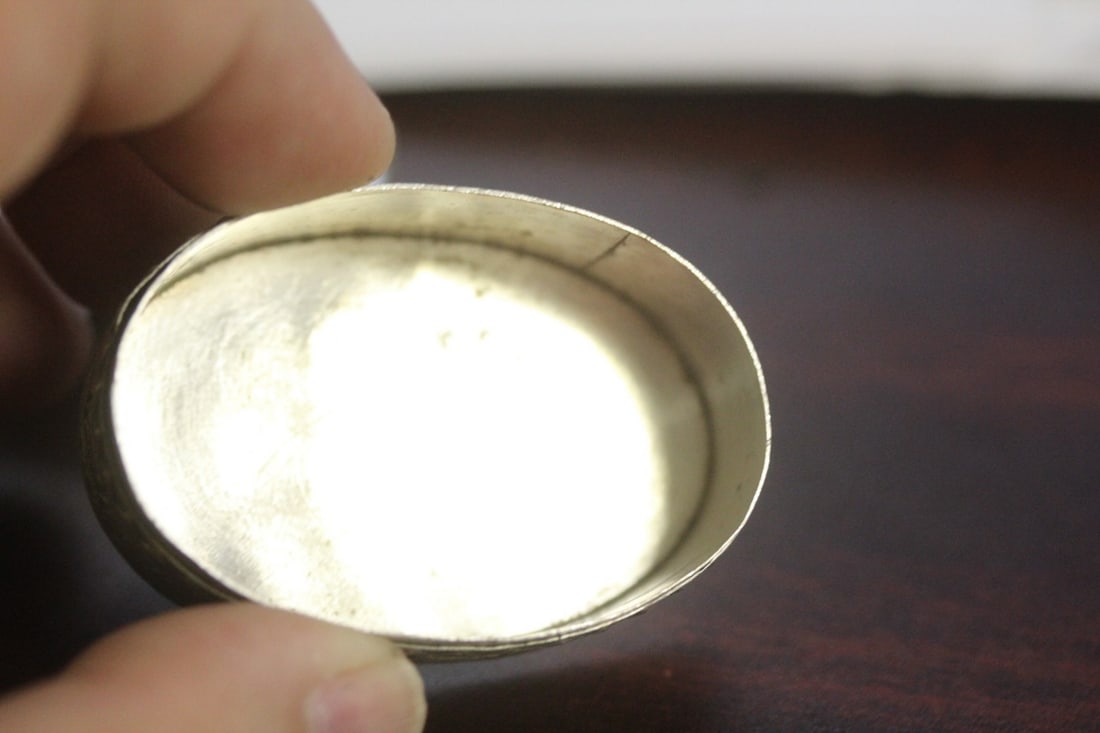 A Small Chinese Stone Trinket Box - 8