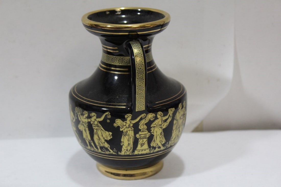 Gold Gilted Neofiton Greece Ceramic - 3