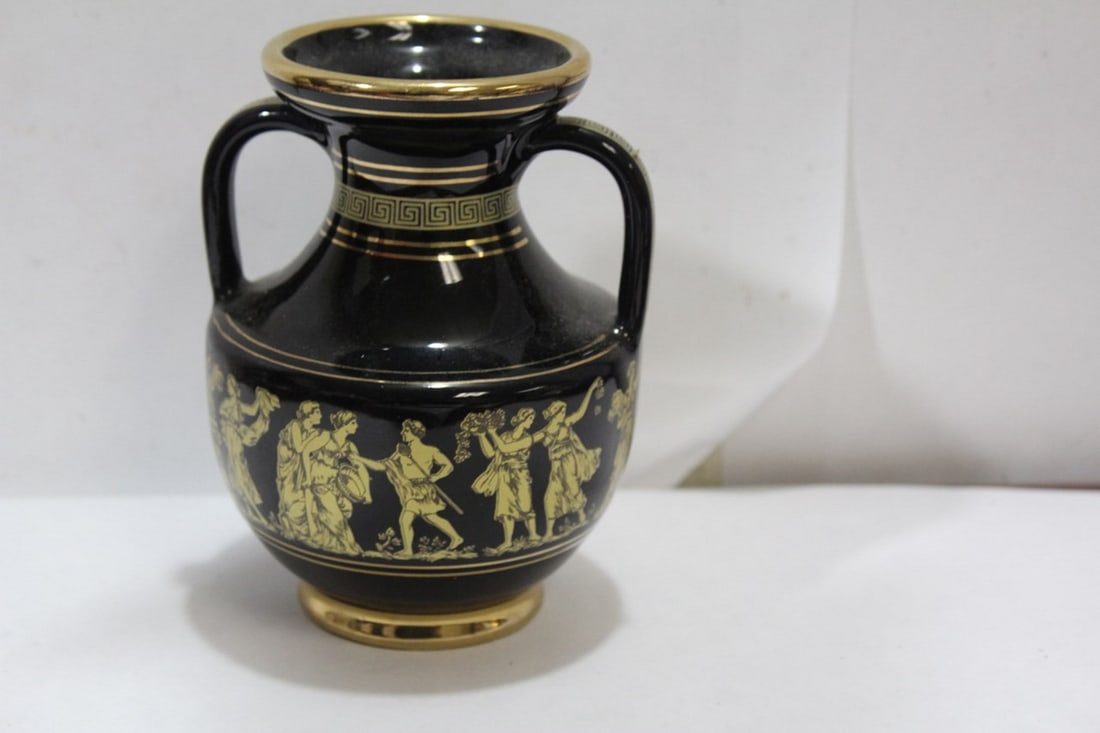 Gold Gilted Neofiton Greece Ceramic - 4