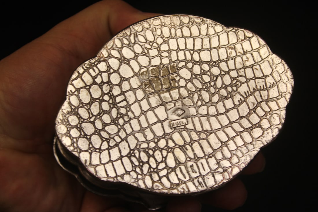 Well Carved Metal Box - 8