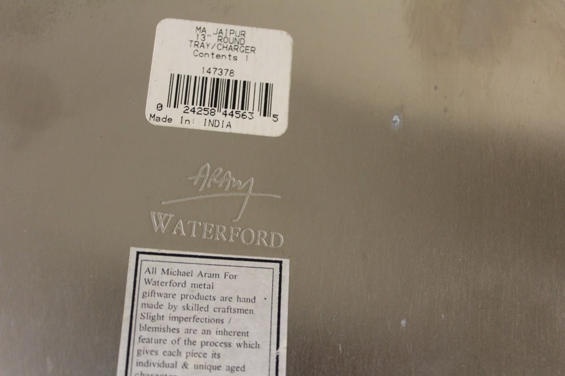 Waterford Aram Silverplate Tray - 3